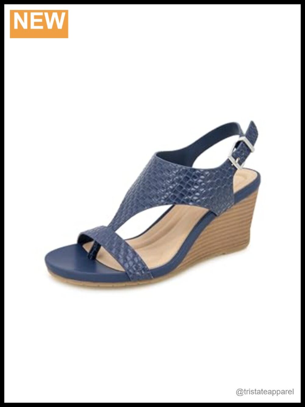 Wedge Thong Sandals Faux Suede Cushioned Casual Buckle Shoes